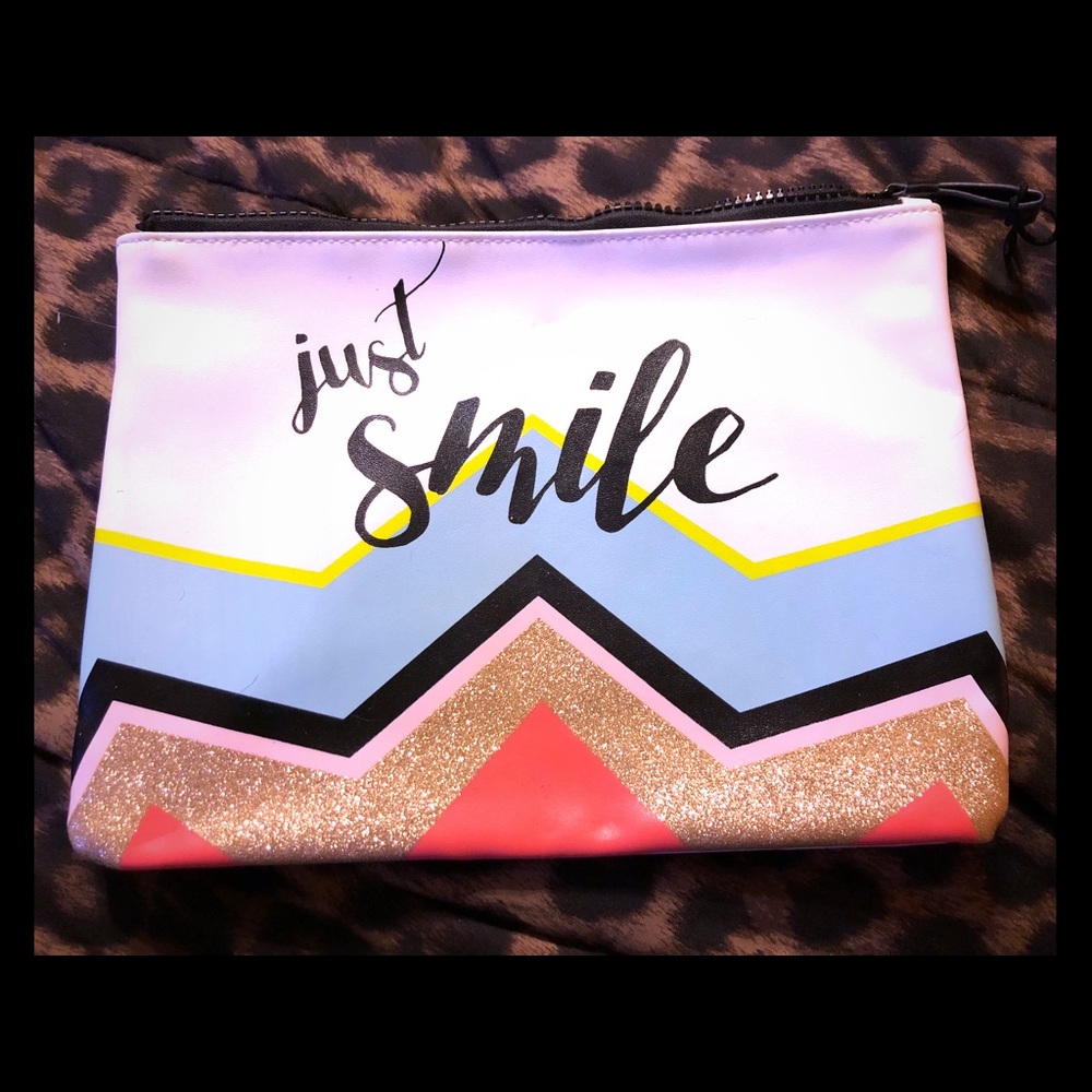 Just Smile Funky Clutch